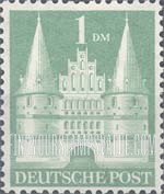 FindYourStampsValue: Historic Buildings - Holsten Gate, Lübeck