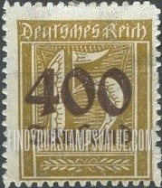 FindYourStampsValue: Numeral Value: Stamps and Types of 1922-23 Surcharged in Brown