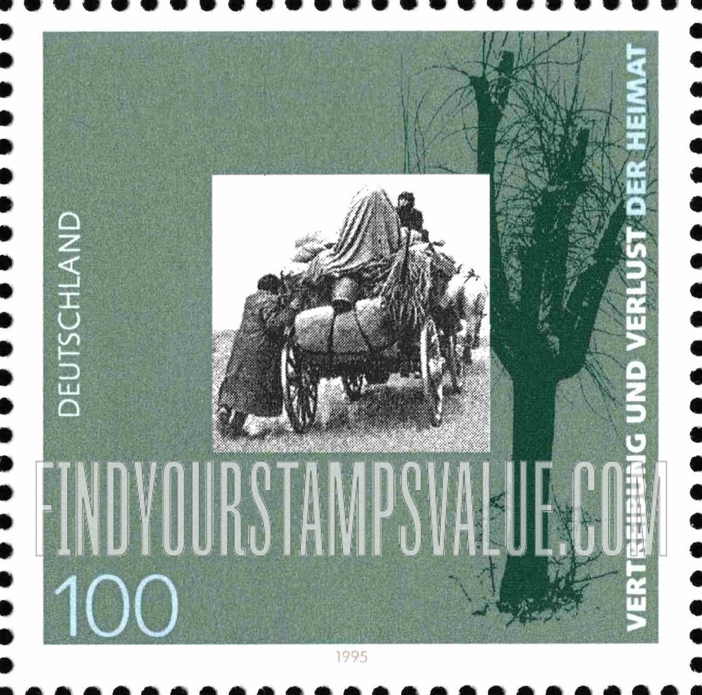 FindYourStampsValue: End of World War II, 50th Anniversary: Refugees