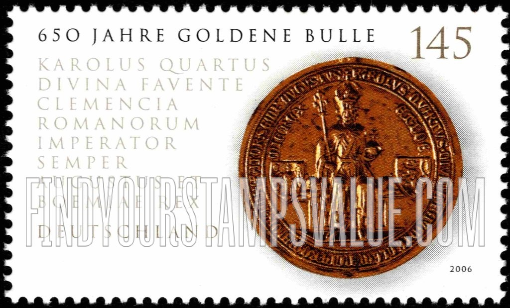 FindYourStampsValue: Golden Bull of Emperor Charles IV