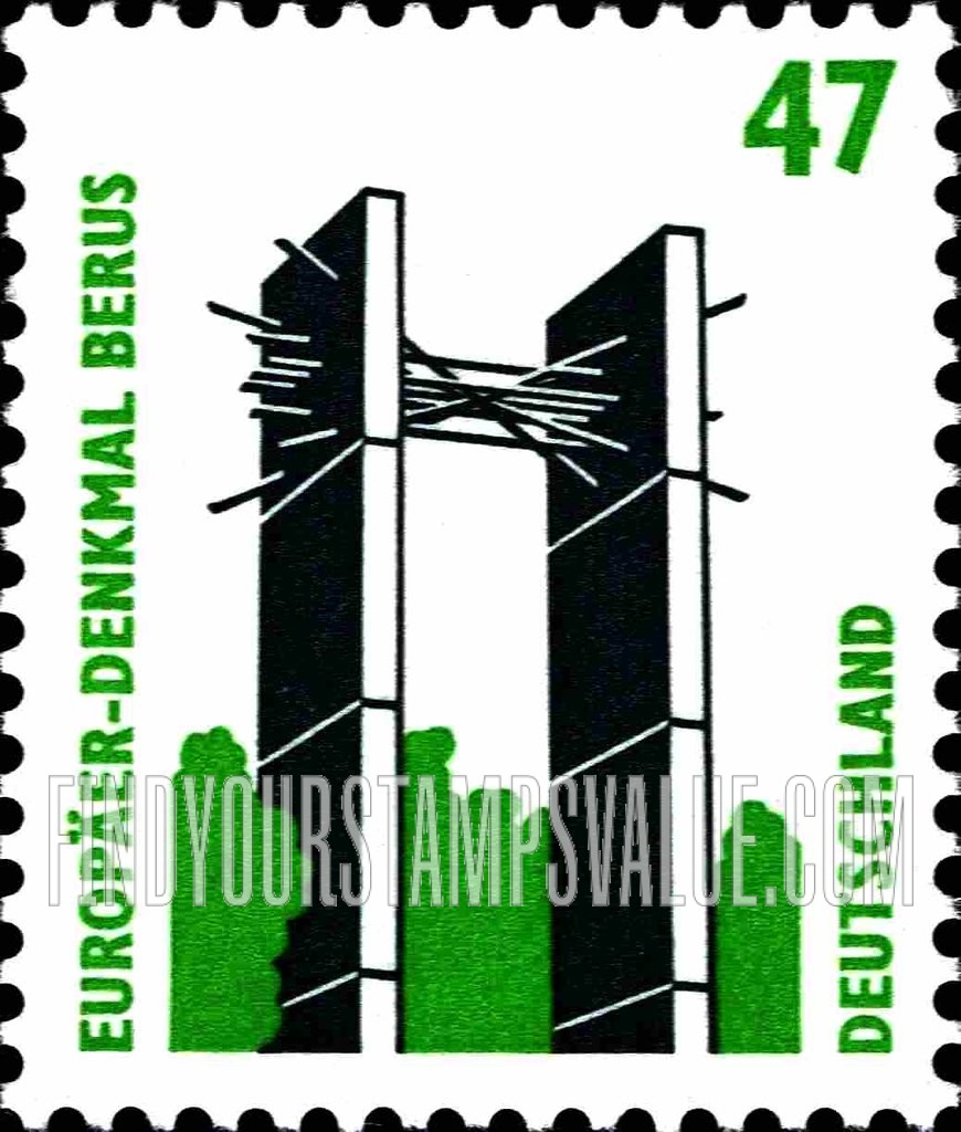 FindYourStampsValue: Historic Sites Type of 1987: Berus Monument, Uberherrn