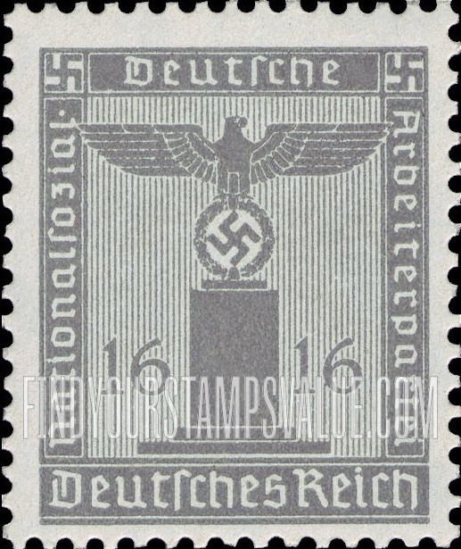 FindYourStampsValue: FRANCHISE - For use by the National Socialist German Workers’ Party: Party Emblem