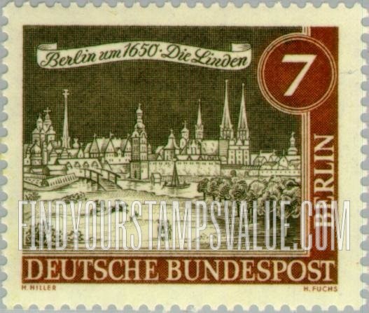 FindYourStampsValue: BERLIN - Views of Old Berlin: Berlin, 1650