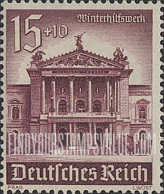FindYourStampsValue: SEMI-POSTAL - New German Theater, Prague