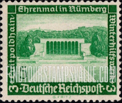 FindYourStampsValue: SEMI-POSTAL - Nuremberg Memorial