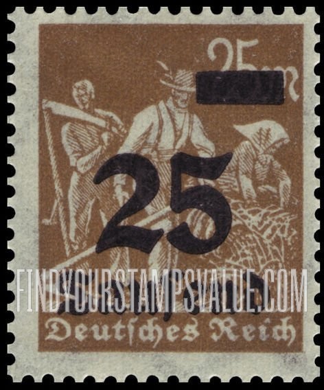 FindYourStampsValue: Farmers: Stamps and Types of 1922-23 Surcharged in Black