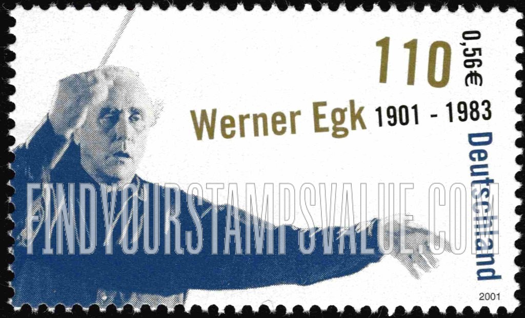 FindYourStampsValue: Werner Egk (1901-83), Composer