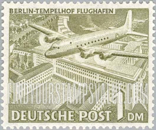 FindYourStampsValue: BERLIN - Tempelhof Airport