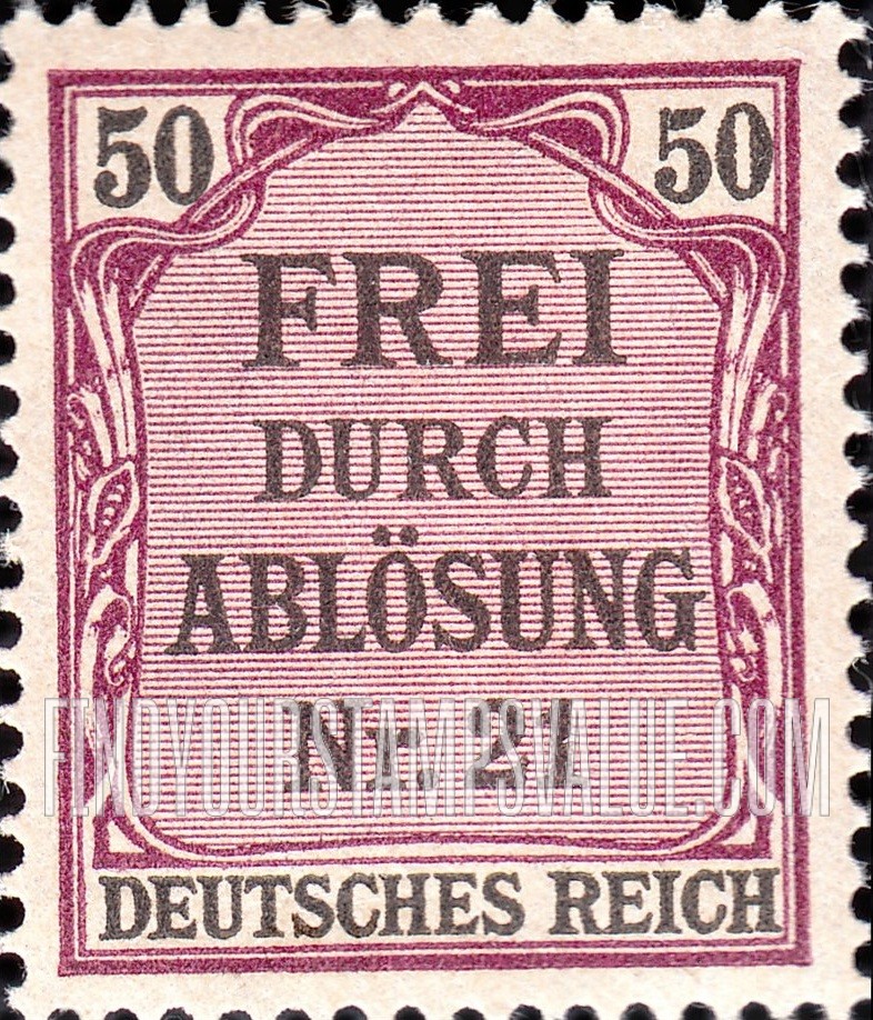 FindYourStampsValue: LOCAL OFFICIAL - “Nomber 21” refers to the district of Prussia