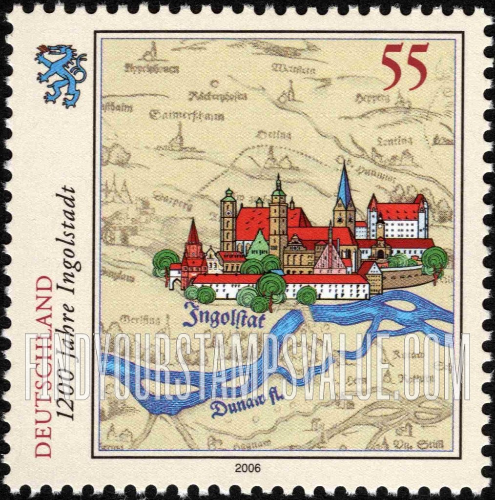 FindYourStampsValue: Ingolstadt, 1200th Anniversary