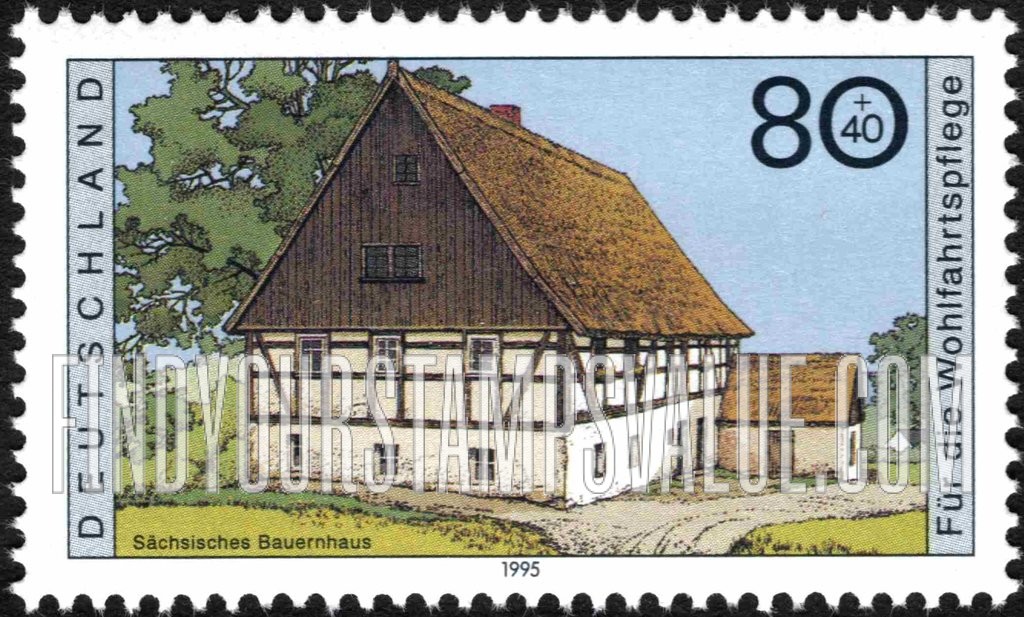 FindYourStampsValue: SEMI-POSTAL - Farmhouses: Saxony