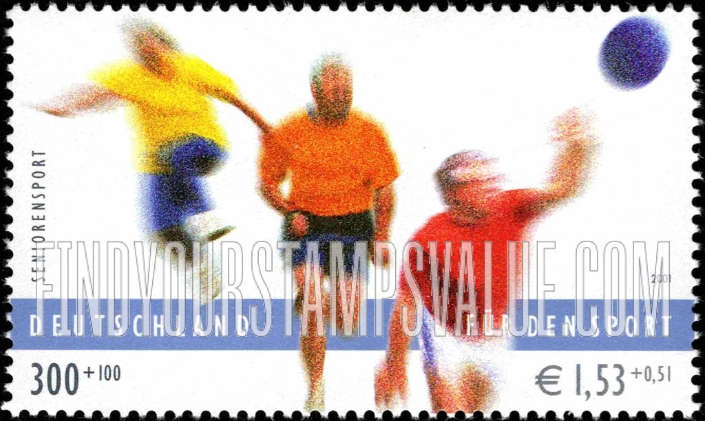 FindYourStampsValue: SEMI-POSTAL - Sports: Sports for senior citizens