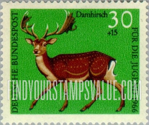 FindYourStampsValue: SEMI-POSTAL - Fallow deer