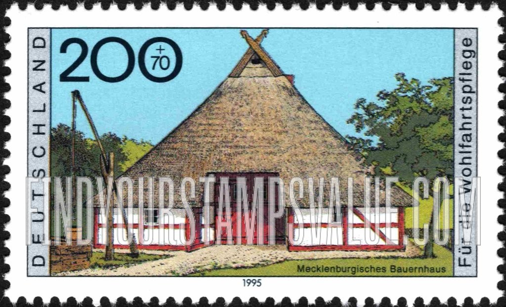 FindYourStampsValue: SEMI-POSTAL - Farmhouses: Mecklenburg