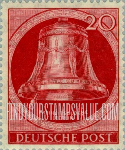 FindYourStampsValue: BERLIN - Freedom Bell, Berlin