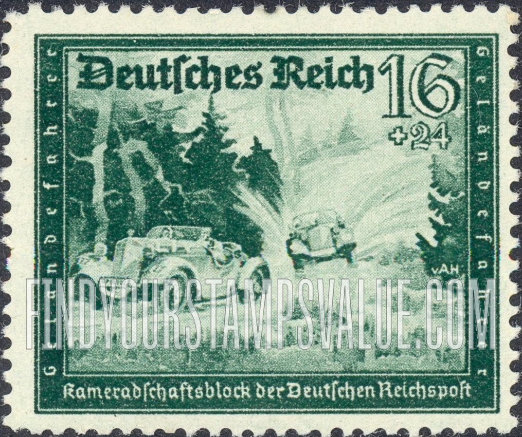 FindYourStampsValue: SEMI-POSTAL - Automobile race: Type of 1939-41