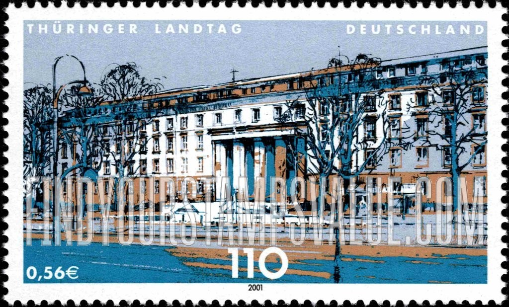 FindYourStampsValue: State Parliament Type of 1998: Thuringia