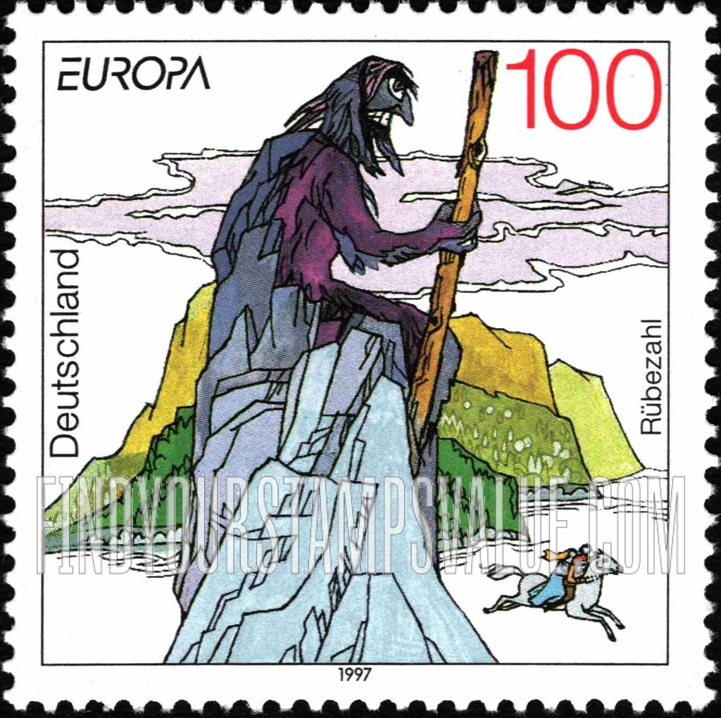FindYourStampsValue: Stories and Legends: Rübezahl of Riesengebirge (Giant Mountains)