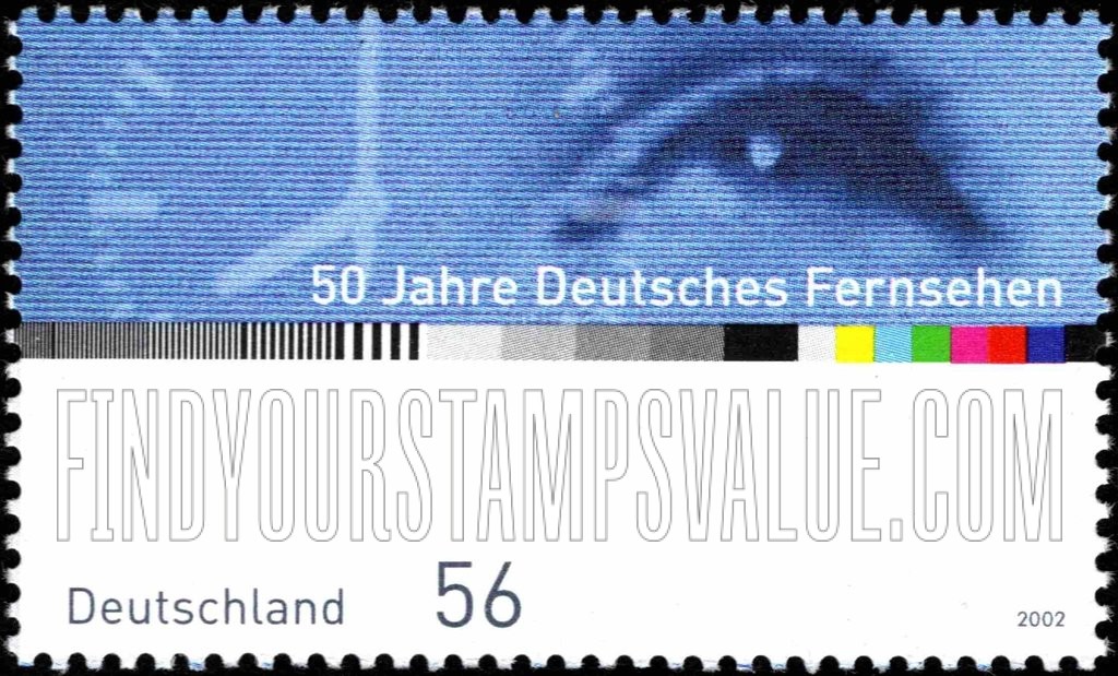 FindYourStampsValue: German Television, 50th Anniversary