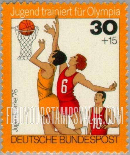 FindYourStampsValue: SEMI-POSTAL - Basketball