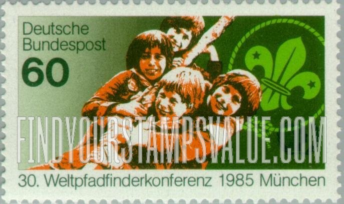 FindYourStampsValue: International Youth Year: Scouts, scouting and IYY emblems