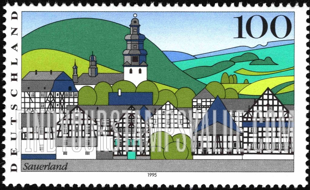 FindYourStampsValue: Scenic Regions in Germany: Sauerland