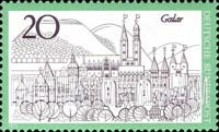 FindYourStampsValue: German Towns - View of Goslar