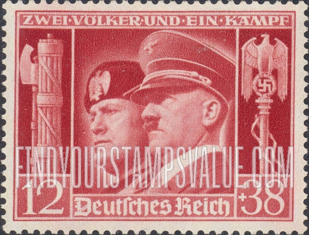 FindYourStampsValue: SEMI-POSTAL - Benito Mussolini and Adolf Hitler
