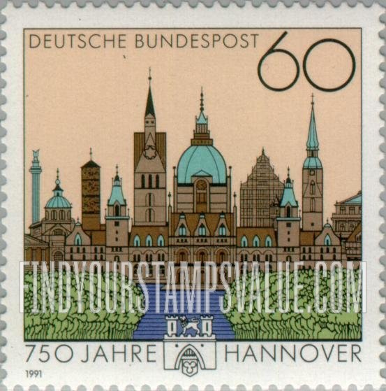 FindYourStampsValue: Hanover, 750th Anniversary
