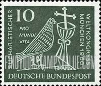 FindYourStampsValue: Dove, Chalice and Crucifix, 10pf
