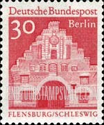 FindYourStampsValue: German Architecture of 12 Centuries - Nordertor, Flensburg