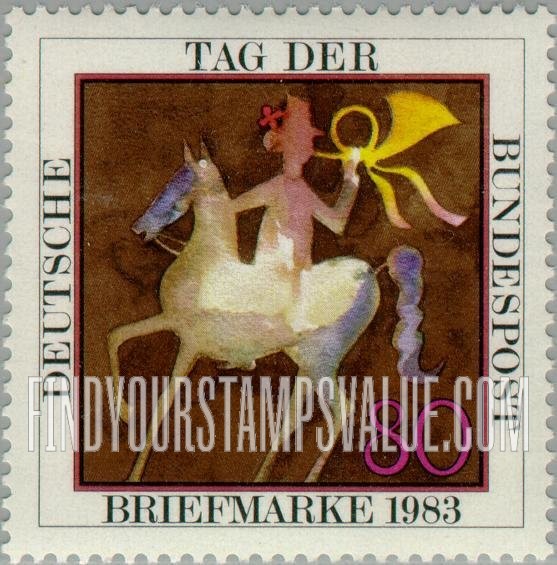 FindYourStampsValue: Stamp Day: Postrider