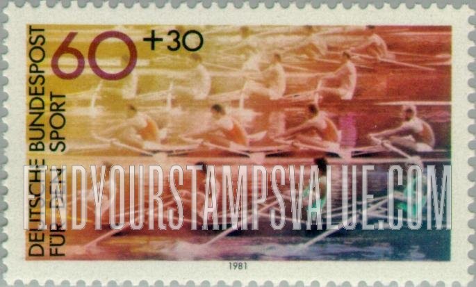 FindYourStampsValue: SEMI-POSTAL - Rowing