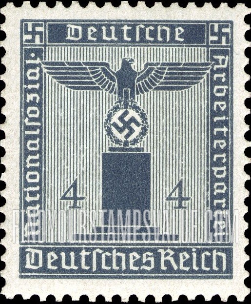 FindYourStampsValue: FRANCHISE - For use by the National Socialist German Workers’ Party: Party Emblem