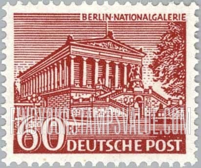 FindYourStampsValue: BERLIN - National Gallery