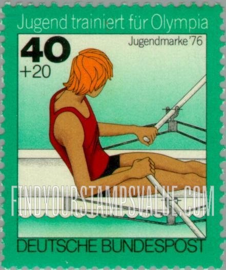 FindYourStampsValue: SEMI-POSTAL - Rowing
