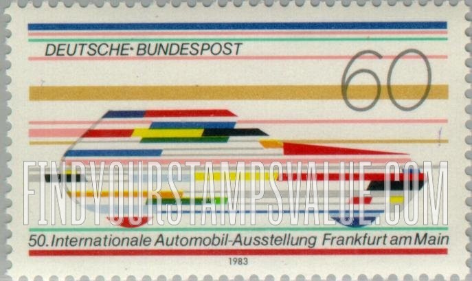 FindYourStampsValue: 50th Internation Auto Show, Frankfurt, Sept. 15-25