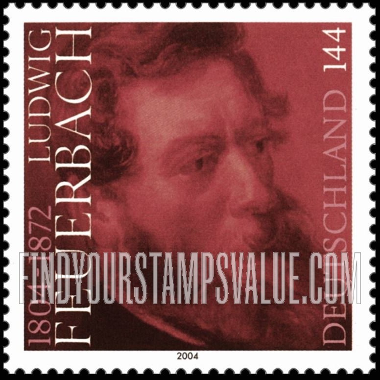 FindYourStampsValue: Ludwig Feuerbach (1804-72), Philosopher