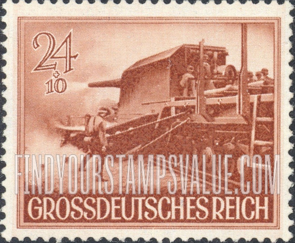 FindYourStampsValue: SEMI-POSTAL - Railway artillery