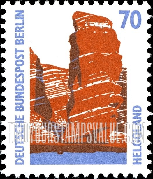 FindYourStampsValue: BERLIN - Historic Sites and Objects Type of Germany: Heligoland