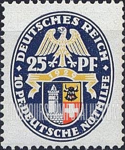 FindYourStampsValue: SEMI-POSTAL - Coats of Arms: Mecklenburg-Strelitz