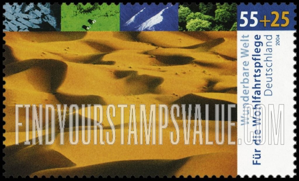 FindYourStampsValue: SEMI-POSTAL - Landscapes: Sand dunes