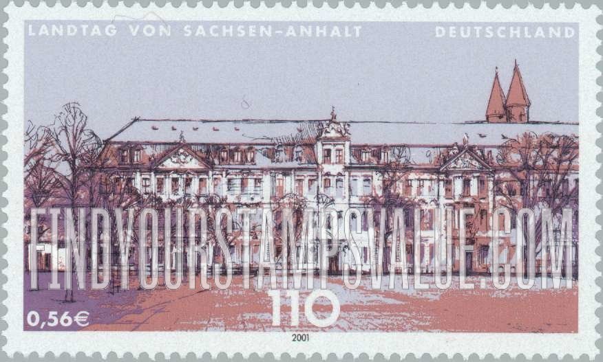 FindYourStampsValue: State Parliament Type of 1998: Saxony-Anhalt