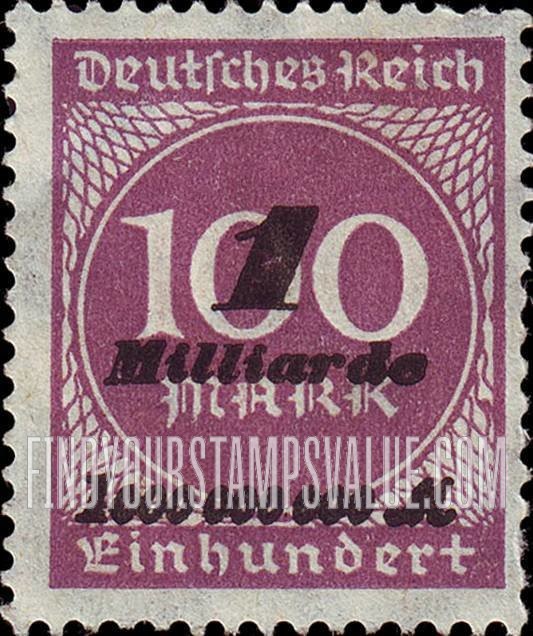 FindYourStampsValue: Numeral Value: Stamps and Types of 1923 Surcharged with New Values