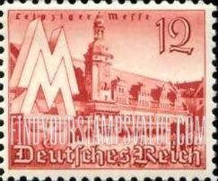 FindYourStampsValue: Leipzig Fair - Old Town Hall, Inscribed "Leipziger Messe"