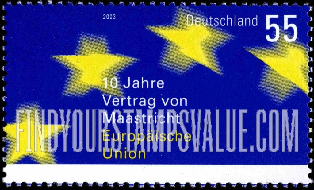 FindYourStampsValue: Ratification of Maastricht Treaty, 10th Anniversary