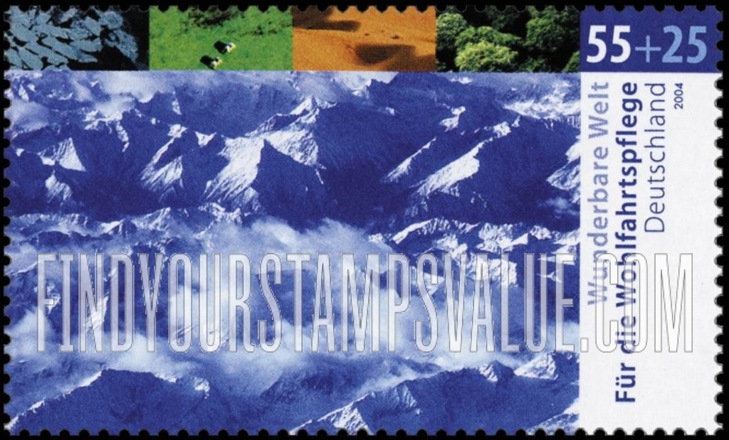 FindYourStampsValue: SEMI-POSTAL - Landscapes: Mountains and clouds