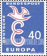 FindYourStampsValue: Europa Issue, 1958