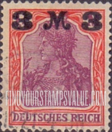 FindYourStampsValue: Germania: Stamps of 1920 Surcharged