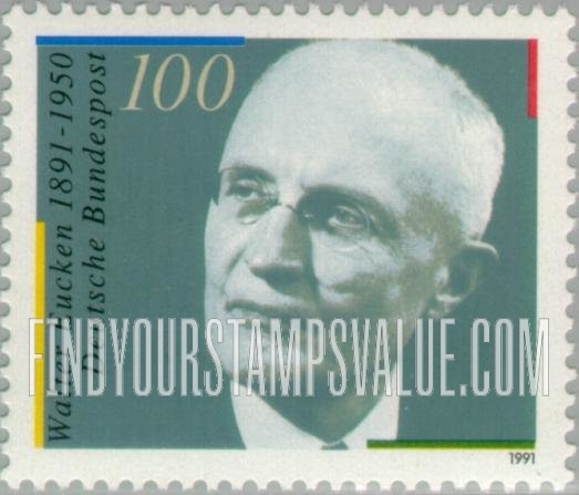 FindYourStampsValue: Walter Eucken (1891-1950), economist